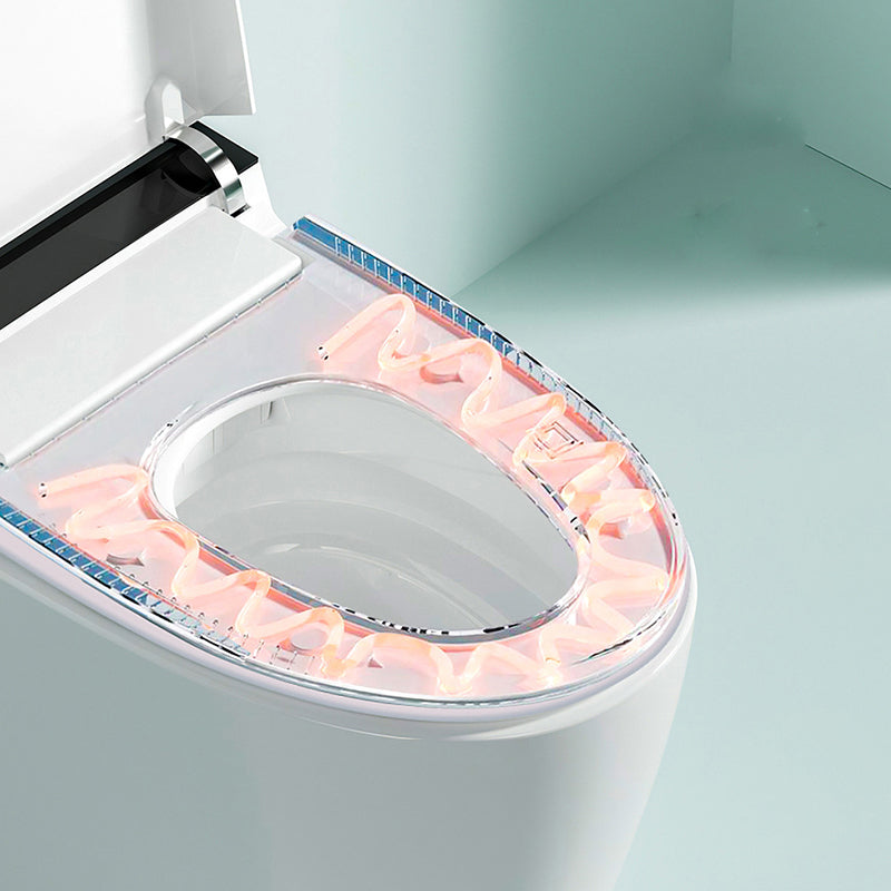 Modern All In One ABS Toilet Floor Mounted Siphon Jet Flush Toilet Clearhalo 'Bathroom Remodel & Bathroom Fixtures' 'Home Improvement' 'home_improvement' 'home_improvement_toilets' 'Toilets & Bidets' 'Toilets' 7194599