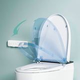 Modern All In One ABS Toilet Floor Mounted Siphon Jet Flush Toilet Clearhalo 'Bathroom Remodel & Bathroom Fixtures' 'Home Improvement' 'home_improvement' 'home_improvement_toilets' 'Toilets & Bidets' 'Toilets' 7194600