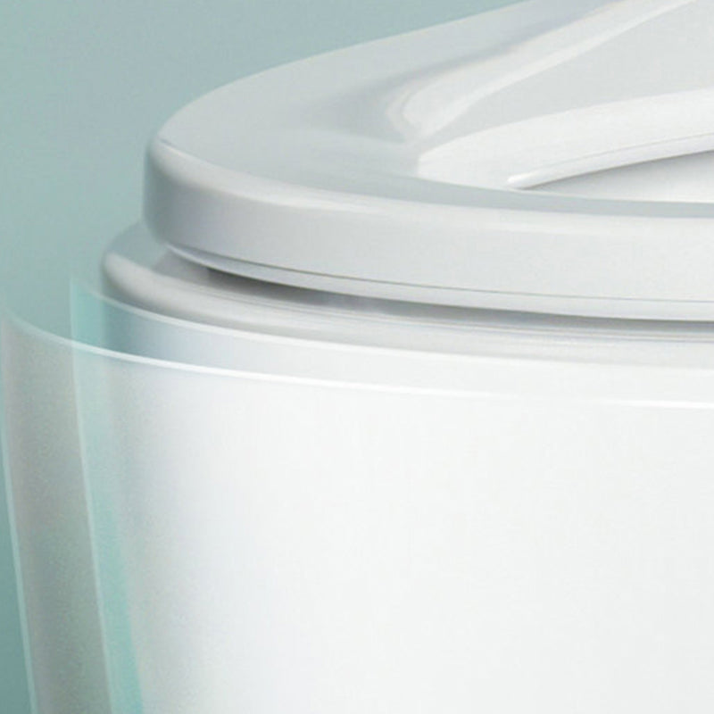 Modern All In One ABS Toilet Floor Mounted Siphon Jet Flush Toilet Clearhalo 'Bathroom Remodel & Bathroom Fixtures' 'Home Improvement' 'home_improvement' 'home_improvement_toilets' 'Toilets & Bidets' 'Toilets' 7194603