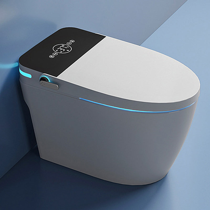 Modern One Piece ABS Toilet Floor Mounted Siphon Jet Urine Toilet Manual Lid (Standard) Clearhalo 'Bathroom Remodel & Bathroom Fixtures' 'Home Improvement' 'home_improvement' 'home_improvement_toilets' 'Toilets & Bidets' 'Toilets' 7194607