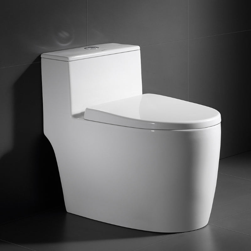 Modern Seat Included Flush Toilet All-In-One White Urine Toilet for Bathroom 15"L x 28"W x 25"H 12" Clearhalo 'Bathroom Remodel & Bathroom Fixtures' 'Home Improvement' 'home_improvement' 'home_improvement_toilets' 'Toilets & Bidets' 'Toilets' 7194618