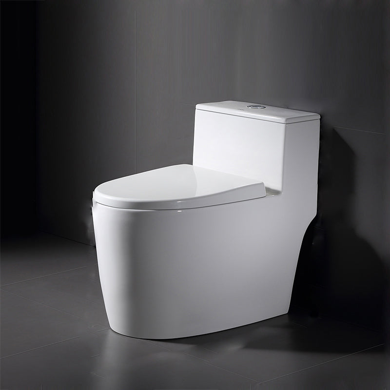 Modern Seat Included Flush Toilet All-In-One White Urine Toilet for Bathroom 15"L x 28"W x 25"H 16" Clearhalo 'Bathroom Remodel & Bathroom Fixtures' 'Home Improvement' 'home_improvement' 'home_improvement_toilets' 'Toilets & Bidets' 'Toilets' 7194619