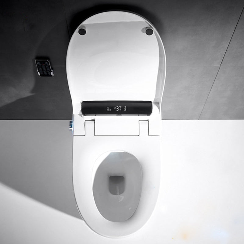 Modern All In One Toilet Floor Mounted Siphon Jet ABS Flush Toilet Foot Flush 12" Clearhalo 'Bathroom Remodel & Bathroom Fixtures' 'Home Improvement' 'home_improvement' 'home_improvement_toilets' 'Toilets & Bidets' 'Toilets' 7194635