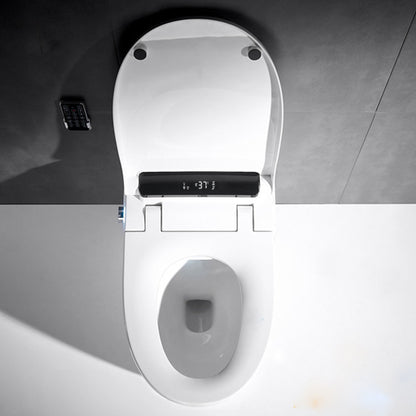 Modern All In One Toilet Floor Mounted Siphon Jet ABS Flush Toilet Foot Flush 12" Clearhalo 'Bathroom Remodel & Bathroom Fixtures' 'Home Improvement' 'home_improvement' 'home_improvement_toilets' 'Toilets & Bidets' 'Toilets' 7194635