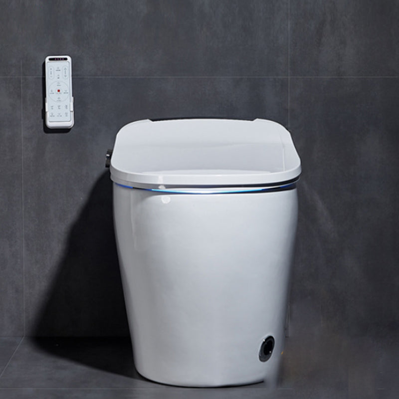 Modern All In One Toilet Floor Mounted Siphon Jet ABS Toilet Bowl Radar Dual Mode 16" Clearhalo 'Bathroom Remodel & Bathroom Fixtures' 'Home Improvement' 'home_improvement' 'home_improvement_toilets' 'Toilets & Bidets' 'Toilets' 7194644