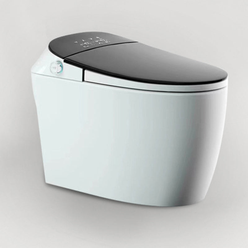 Modern All In One Toilet Floor Mounted Siphon Jet Flush Toilet Black Clearhalo 'Bathroom Remodel & Bathroom Fixtures' 'Home Improvement' 'home_improvement' 'home_improvement_toilets' 'Toilets & Bidets' 'Toilets' 7194669