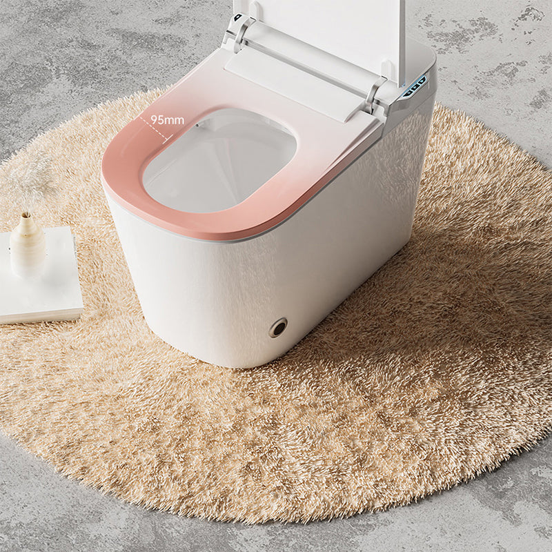 One Piece Toilet Modern Flush Toilet Floor Mounted Siphon Jet Toilet Bowl Clearhalo 'Bathroom Remodel & Bathroom Fixtures' 'Home Improvement' 'home_improvement' 'home_improvement_toilets' 'Toilets & Bidets' 'Toilets' 7194696