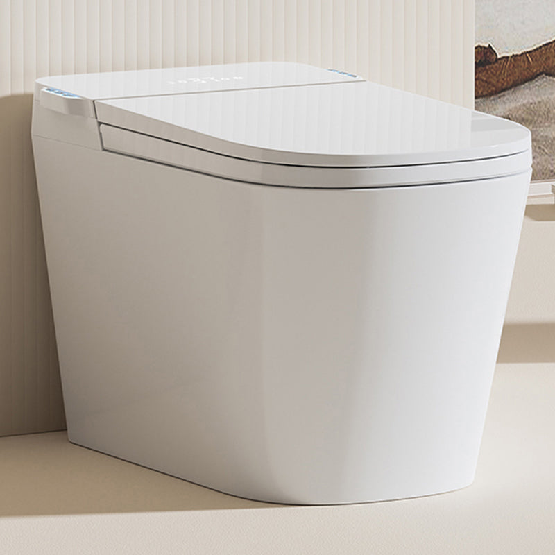 One Piece Toilet Modern Flush Toilet Floor Mounted Siphon Jet Toilet Bowl Clearhalo 'Bathroom Remodel & Bathroom Fixtures' 'Home Improvement' 'home_improvement' 'home_improvement_toilets' 'Toilets & Bidets' 'Toilets' 7194702