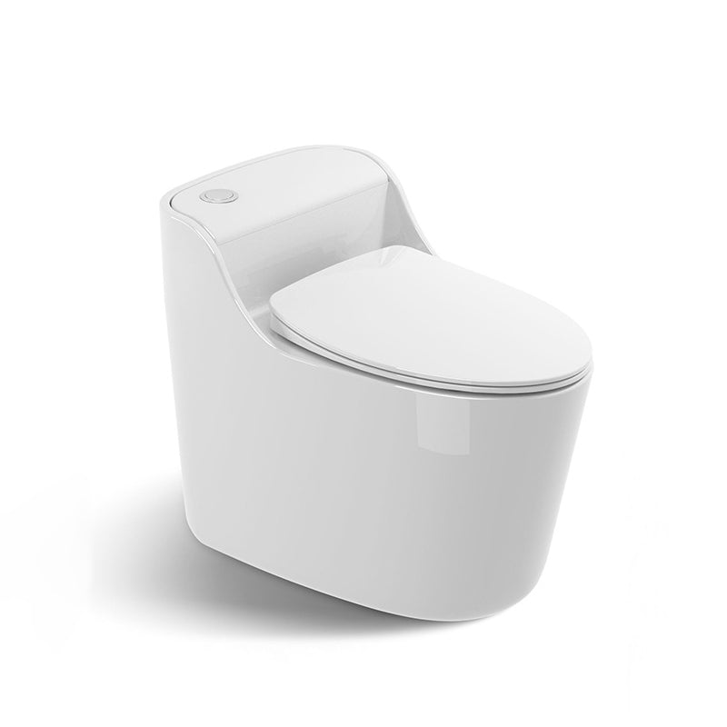 Modern Seat Included Flush Toilet One-Piece White Urine Toilet for Bathroom White Clearhalo 'Bathroom Remodel & Bathroom Fixtures' 'Home Improvement' 'home_improvement' 'home_improvement_toilets' 'Toilets & Bidets' 'Toilets' 7194706
