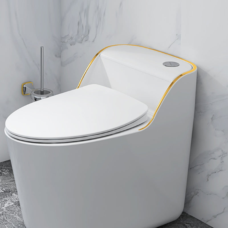 Modern Seat Included Flush Toilet One-Piece White Urine Toilet for Bathroom Clearhalo 'Bathroom Remodel & Bathroom Fixtures' 'Home Improvement' 'home_improvement' 'home_improvement_toilets' 'Toilets & Bidets' 'Toilets' 7194709