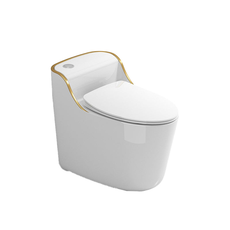 Modern Seat Included Flush Toilet One-Piece White Urine Toilet for Bathroom Clearhalo 'Bathroom Remodel & Bathroom Fixtures' 'Home Improvement' 'home_improvement' 'home_improvement_toilets' 'Toilets & Bidets' 'Toilets' 7194710