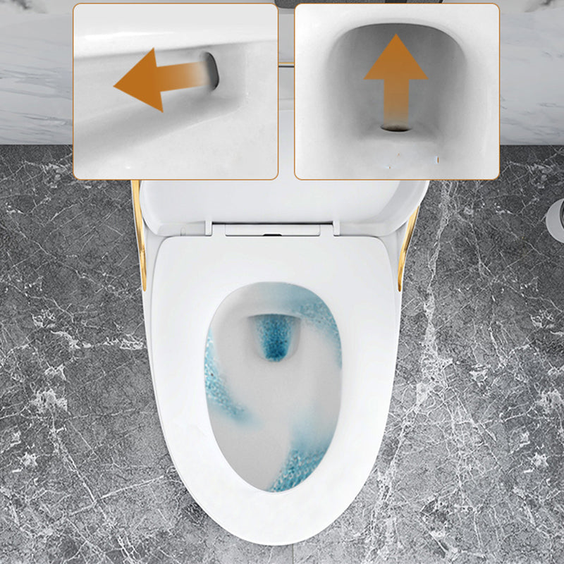 Modern Seat Included Flush Toilet One-Piece White Urine Toilet for Bathroom Clearhalo 'Bathroom Remodel & Bathroom Fixtures' 'Home Improvement' 'home_improvement' 'home_improvement_toilets' 'Toilets & Bidets' 'Toilets' 7194711