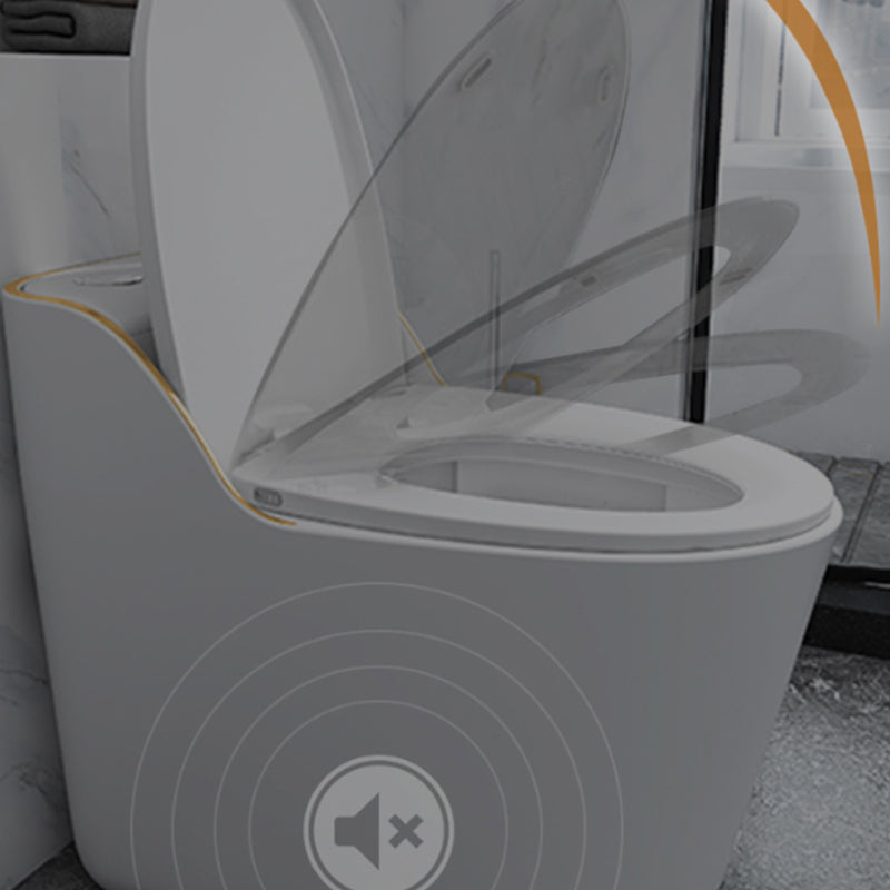 Modern Seat Included Flush Toilet One-Piece White Urine Toilet for Bathroom Clearhalo 'Bathroom Remodel & Bathroom Fixtures' 'Home Improvement' 'home_improvement' 'home_improvement_toilets' 'Toilets & Bidets' 'Toilets' 7194715