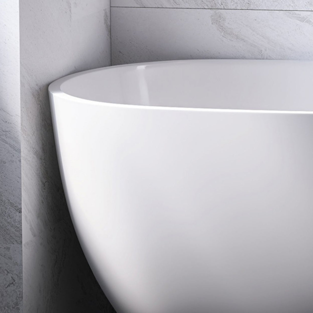Antique Finish Soaking Bathtub Back to Wall Oval Modern Bath Tub Clearhalo 'Bathroom Remodel & Bathroom Fixtures' 'Bathtubs' 'Home Improvement' 'home_improvement' 'home_improvement_bathtubs' 'Showers & Bathtubs' 7194793