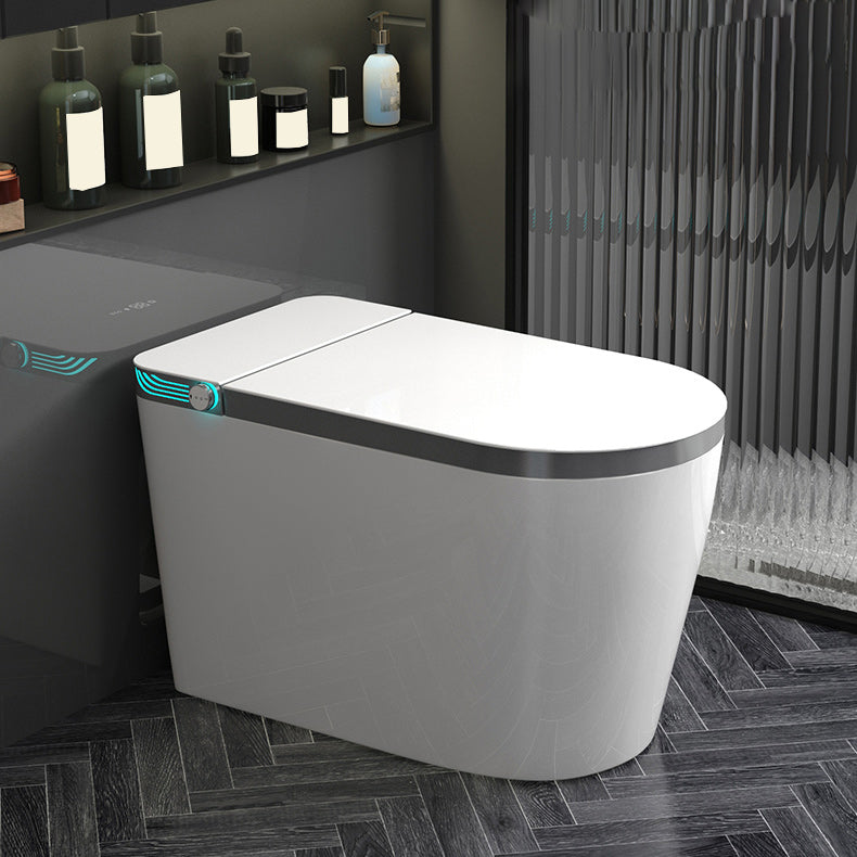 Elongated Floor Mount Bidet Smart Bidet without Water Pressure Control Clearhalo 'Bathroom Remodel & Bathroom Fixtures' 'Bidets' 'Home Improvement' 'home_improvement' 'home_improvement_bidets' 'Toilets & Bidets' 7194962