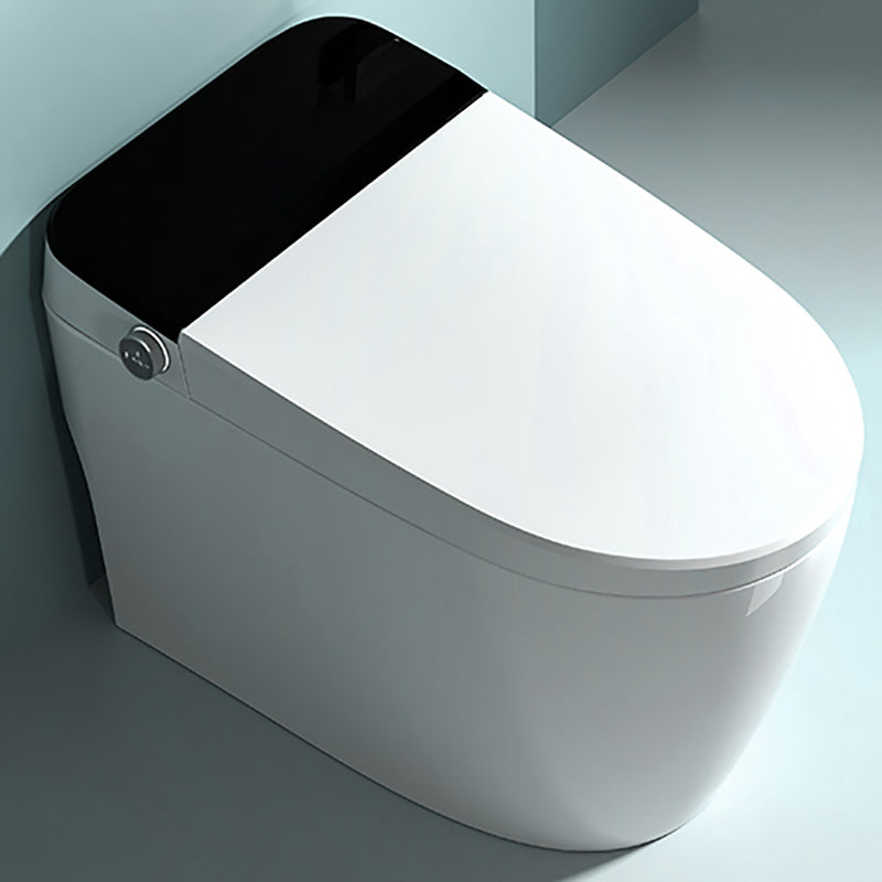 White Smart Toilet Elongated Temperature Control Floor Standing Bidet No Clearhalo 'Bathroom Remodel & Bathroom Fixtures' 'Bidets' 'Home Improvement' 'home_improvement' 'home_improvement_bidets' 'Toilets & Bidets' 7194972