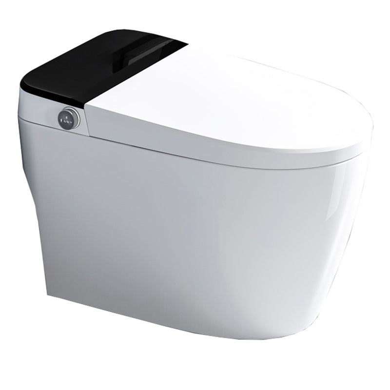 White Smart Toilet Elongated Temperature Control Floor Standing Bidet Clearhalo 'Bathroom Remodel & Bathroom Fixtures' 'Bidets' 'Home Improvement' 'home_improvement' 'home_improvement_bidets' 'Toilets & Bidets' 7194976