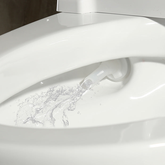 White Smart Toilet Elongated Temperature Control Floor Standing Bidet Clearhalo 'Bathroom Remodel & Bathroom Fixtures' 'Bidets' 'Home Improvement' 'home_improvement' 'home_improvement_bidets' 'Toilets & Bidets' 7194979