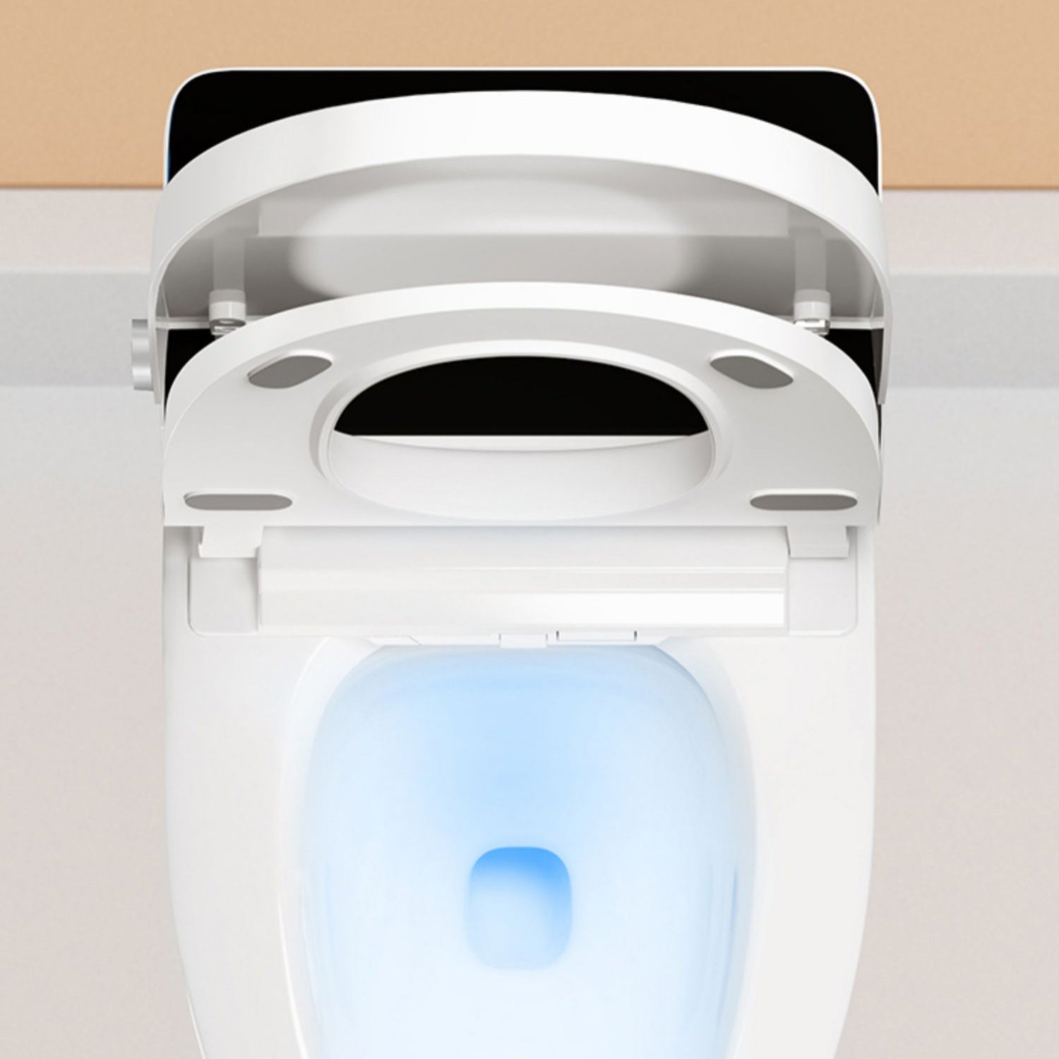Elongated Floor Mount Bidet Smart Bidet with Dryer and Heated Seat Clearhalo 'Bathroom Remodel & Bathroom Fixtures' 'Bidets' 'Home Improvement' 'home_improvement' 'home_improvement_bidets' 'Toilets & Bidets' 7194990