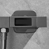 Shower Set Grey Slide Bar Included Wall Mount Lever Handle Swivel Shower System Clearhalo 'Bathroom Remodel & Bathroom Fixtures' 'Home Improvement' 'home_improvement' 'home_improvement_shower_faucets' 'Shower Faucets & Systems' 'shower_faucets' 'Showers & Bathtubs Plumbing' 'Showers & Bathtubs' 7195229