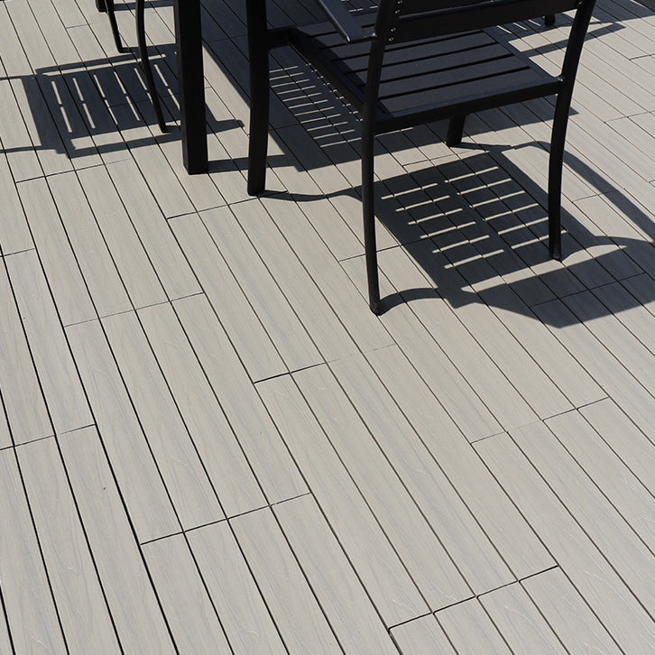 Square Snapping Patio Flooring Composite Tiles Striped Pattern Tile Set 24"L x 12"W x 1"H Old Wood Clearhalo 'Home Improvement' 'home_improvement' 'home_improvement_outdoor_deck_tiles_planks' 'Outdoor Deck Tiles & Planks' 'Outdoor Flooring & Tile' 'Outdoor Remodel' 'outdoor_deck_tiles_planks' 7195578