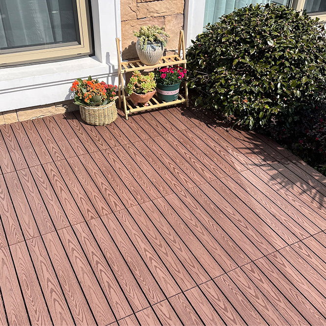 Wooden Deck Plank Outdoor Waterproof Rectangular Outdoor Floor Board Clearhalo 'Home Improvement' 'home_improvement' 'home_improvement_outdoor_deck_tiles_planks' 'Outdoor Deck Tiles & Planks' 'Outdoor Flooring & Tile' 'Outdoor Remodel' 'outdoor_deck_tiles_planks' 7195599