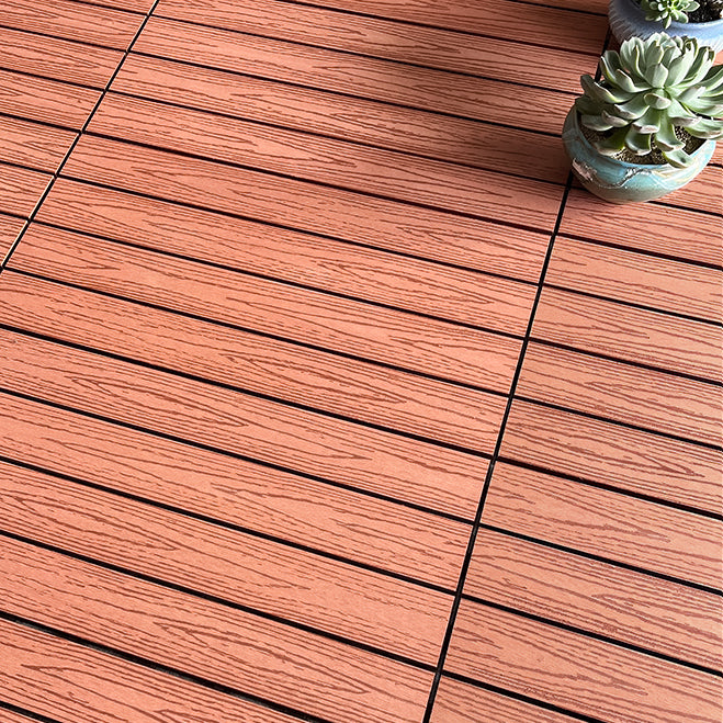 Wooden Deck Plank Outdoor Waterproof Rectangular Outdoor Floor Board Light Brown Clearhalo 'Home Improvement' 'home_improvement' 'home_improvement_outdoor_deck_tiles_planks' 'Outdoor Deck Tiles & Planks' 'Outdoor Flooring & Tile' 'Outdoor Remodel' 'outdoor_deck_tiles_planks' 7195613