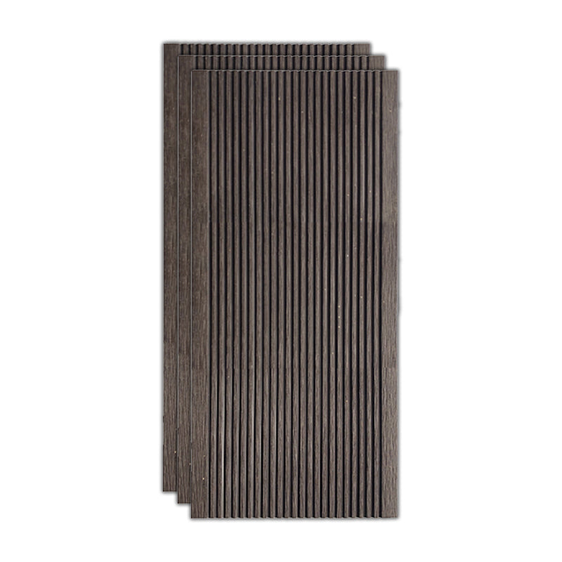 Deck Plank Outdoor Waterproof Modern Slip Resistant Floor Board Dark Coffee Clearhalo 'Home Improvement' 'home_improvement' 'home_improvement_outdoor_deck_tiles_planks' 'Outdoor Deck Tiles & Planks' 'Outdoor Flooring & Tile' 'Outdoor Remodel' 'outdoor_deck_tiles_planks' 7195642