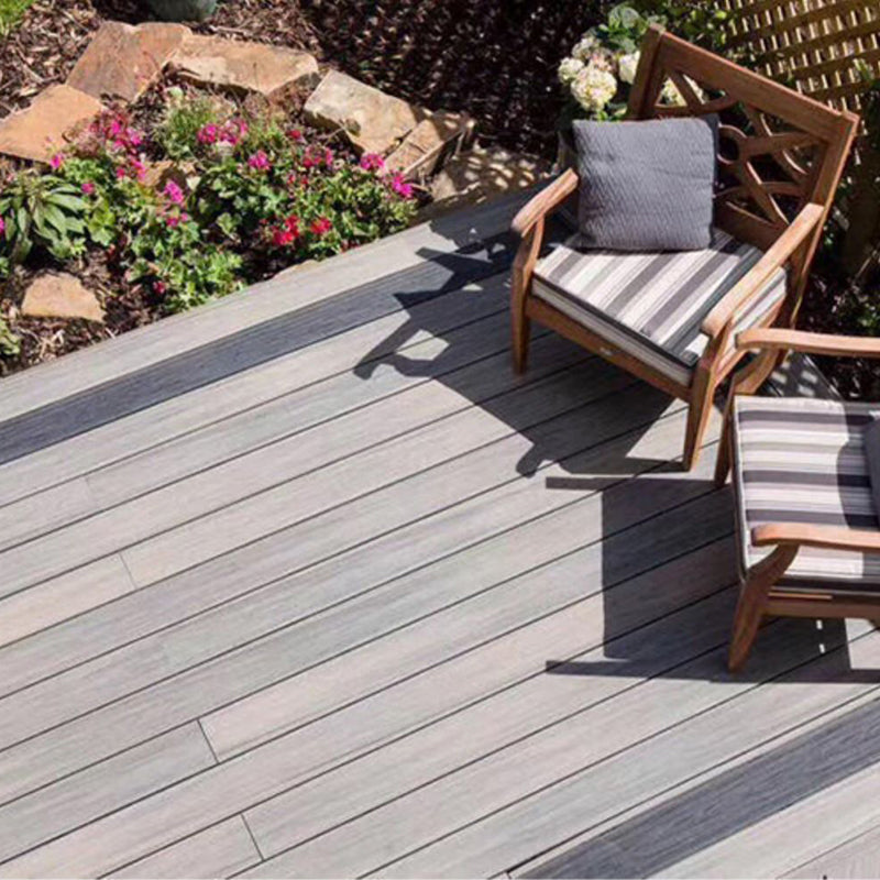 Deck Plank Outdoor Waterproof Modern Slip Resistant Floor Board Clearhalo 'Home Improvement' 'home_improvement' 'home_improvement_outdoor_deck_tiles_planks' 'Outdoor Deck Tiles & Planks' 'Outdoor Flooring & Tile' 'Outdoor Remodel' 'outdoor_deck_tiles_planks' 7195657