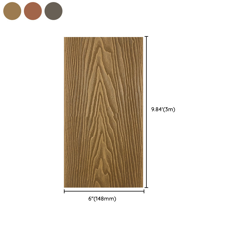 Deck Plank Outdoor Waterproof Modern Slip Resistant Floor Board Clearhalo 'Home Improvement' 'home_improvement' 'home_improvement_outdoor_deck_tiles_planks' 'Outdoor Deck Tiles & Planks' 'Outdoor Flooring & Tile' 'Outdoor Remodel' 'outdoor_deck_tiles_planks' 7195659