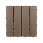Square Snapping Patio Flooring Tiles Striped Pattern Tile Set Floor Board Coffee Straight Grain Clearhalo 'Home Improvement' 'home_improvement' 'home_improvement_outdoor_deck_tiles_planks' 'Outdoor Deck Tiles & Planks' 'Outdoor Flooring & Tile' 'Outdoor Remodel' 'outdoor_deck_tiles_planks' 7195672