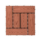 Square Snapping Patio Flooring Tiles Striped Pattern Tile Set Floor Board Rosewood Transformation Embossing Clearhalo 'Home Improvement' 'home_improvement' 'home_improvement_outdoor_deck_tiles_planks' 'Outdoor Deck Tiles & Planks' 'Outdoor Flooring & Tile' 'Outdoor Remodel' 'outdoor_deck_tiles_planks' 7195676
