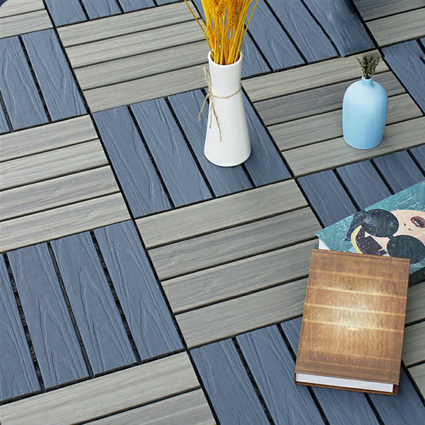 Square Snapping Patio Flooring Tiles Striped Pattern Flooring Tiles Clearhalo 'Home Improvement' 'home_improvement' 'home_improvement_outdoor_deck_tiles_planks' 'Outdoor Deck Tiles & Planks' 'Outdoor Flooring & Tile' 'Outdoor Remodel' 'outdoor_deck_tiles_planks' 7195715
