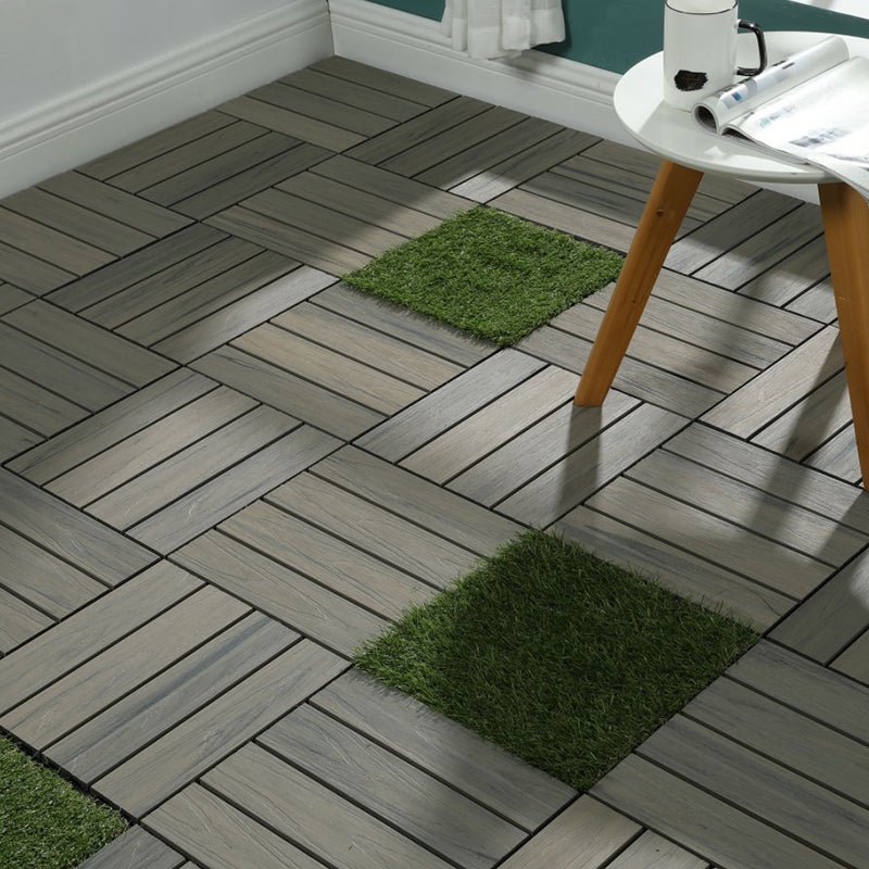 Square Snapping Patio Flooring Tiles Striped Pattern Flooring Tiles Clearhalo 'Home Improvement' 'home_improvement' 'home_improvement_outdoor_deck_tiles_planks' 'Outdoor Deck Tiles & Planks' 'Outdoor Flooring & Tile' 'Outdoor Remodel' 'outdoor_deck_tiles_planks' 7195718