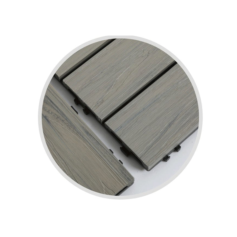 Square Snapping Patio Flooring Tiles Striped Pattern Flooring Tiles Clearhalo 'Home Improvement' 'home_improvement' 'home_improvement_outdoor_deck_tiles_planks' 'Outdoor Deck Tiles & Planks' 'Outdoor Flooring & Tile' 'Outdoor Remodel' 'outdoor_deck_tiles_planks' 7195725