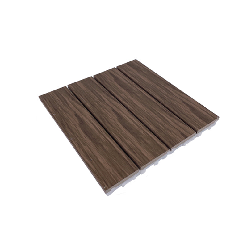Deck Plank Wooden Outdoor Waterproof Slip Resistant Floor Board Brown Grey Clearhalo 'Home Improvement' 'home_improvement' 'home_improvement_outdoor_deck_tiles_planks' 'Outdoor Deck Tiles & Planks' 'Outdoor Flooring & Tile' 'Outdoor Remodel' 'outdoor_deck_tiles_planks' 7195765