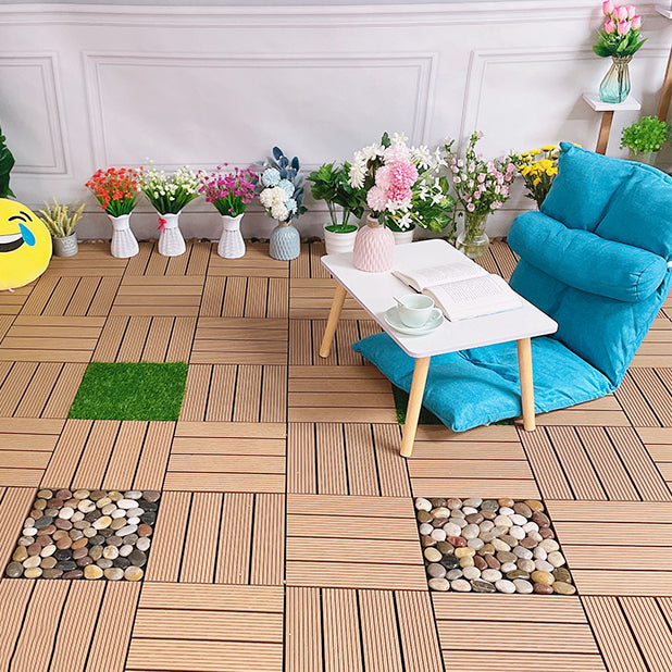 Deck Plank Wooden Outdoor Waterproof Slip Resistant Floor Board Clearhalo 'Home Improvement' 'home_improvement' 'home_improvement_outdoor_deck_tiles_planks' 'Outdoor Deck Tiles & Planks' 'Outdoor Flooring & Tile' 'Outdoor Remodel' 'outdoor_deck_tiles_planks' 7195770