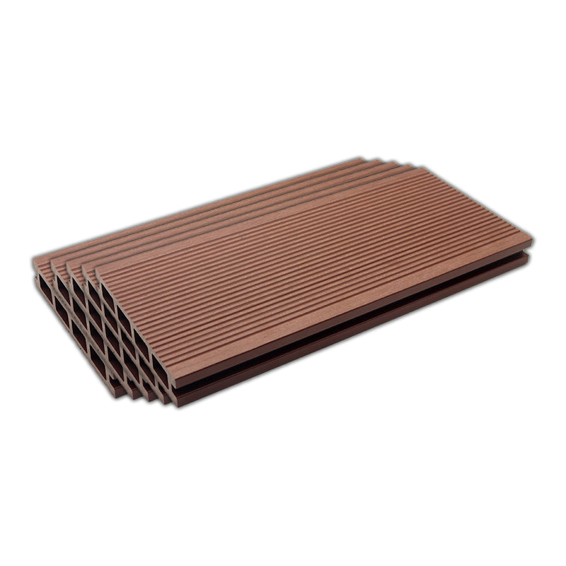 Striped Pattern Patio Flooring Tiles Nailed Flooring Tiles Floor Board Rosewood Square Clearhalo 'Home Improvement' 'home_improvement' 'home_improvement_outdoor_deck_tiles_planks' 'Outdoor Deck Tiles & Planks' 'Outdoor Flooring & Tile' 'Outdoor Remodel' 'outdoor_deck_tiles_planks' 7195794