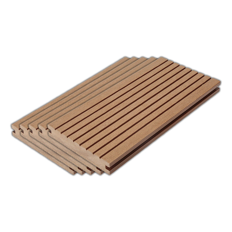 Striped Pattern Patio Flooring Tiles Nailed Flooring Tiles Floor Board Champagne Solid Clearhalo 'Home Improvement' 'home_improvement' 'home_improvement_outdoor_deck_tiles_planks' 'Outdoor Deck Tiles & Planks' 'Outdoor Flooring & Tile' 'Outdoor Remodel' 'outdoor_deck_tiles_planks' 7195801