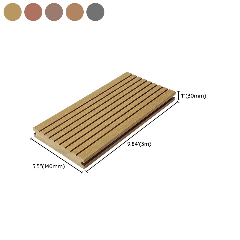 Striped Pattern Patio Flooring Tiles Nailed Flooring Tiles Floor Board Clearhalo 'Home Improvement' 'home_improvement' 'home_improvement_outdoor_deck_tiles_planks' 'Outdoor Deck Tiles & Planks' 'Outdoor Flooring & Tile' 'Outdoor Remodel' 'outdoor_deck_tiles_planks' 7195806
