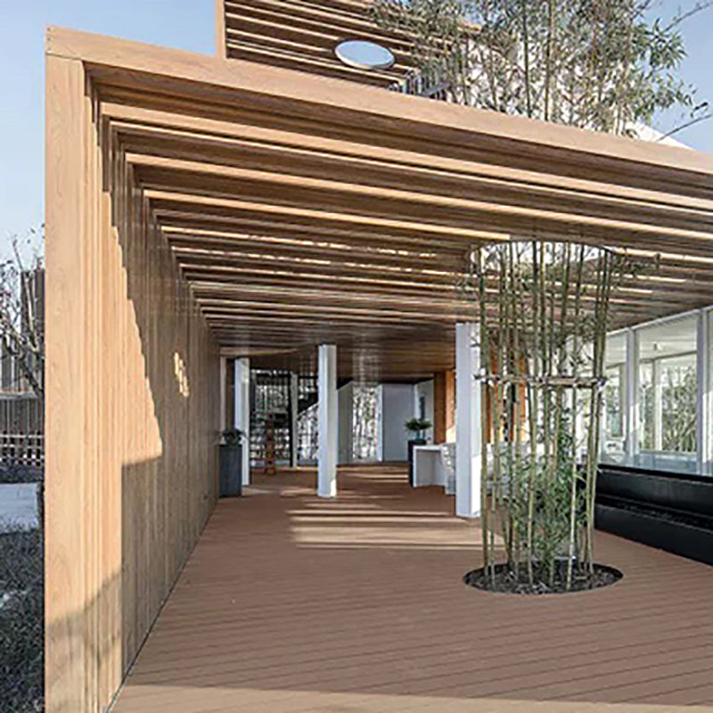 Striped Pattern Patio Flooring Tiles Square Nailed Flooring Tiles Garden Clearhalo 'Home Improvement' 'home_improvement' 'home_improvement_outdoor_deck_tiles_planks' 'Outdoor Deck Tiles & Planks' 'Outdoor Flooring & Tile' 'Outdoor Remodel' 'outdoor_deck_tiles_planks' 7195867