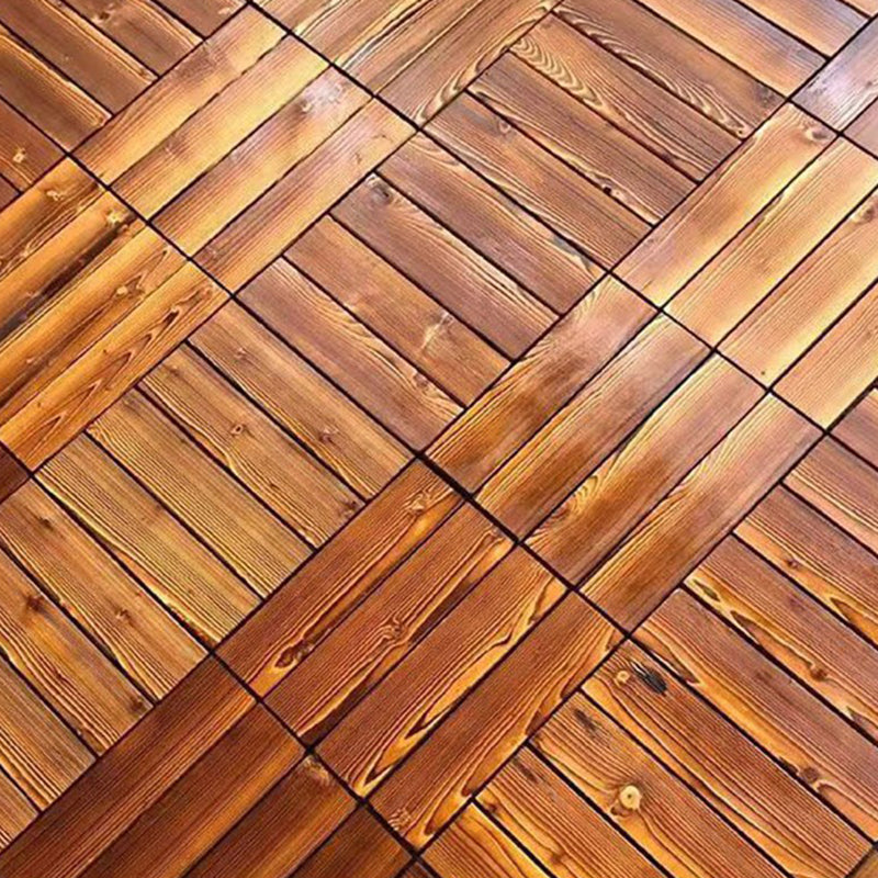 Outdoor Deck Plank Wooden Square Stripe Composite Floor Patio Brown Clearhalo 'Home Improvement' 'home_improvement' 'home_improvement_outdoor_deck_tiles_planks' 'Outdoor Deck Tiles & Planks' 'Outdoor Flooring & Tile' 'Outdoor Remodel' 'outdoor_deck_tiles_planks' 7195889