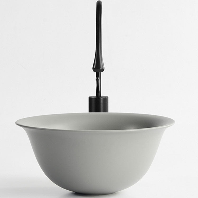 Porcelain Trough Bathroom Sink Modern No Craftsmanship Wash Stand Clearhalo 'Bathroom Remodel & Bathroom Fixtures' 'Bathroom Sinks & Faucet Components' 'Bathroom Sinks' 'bathroom_sink' 'Home Improvement' 'home_improvement' 'home_improvement_bathroom_sink' 7195907