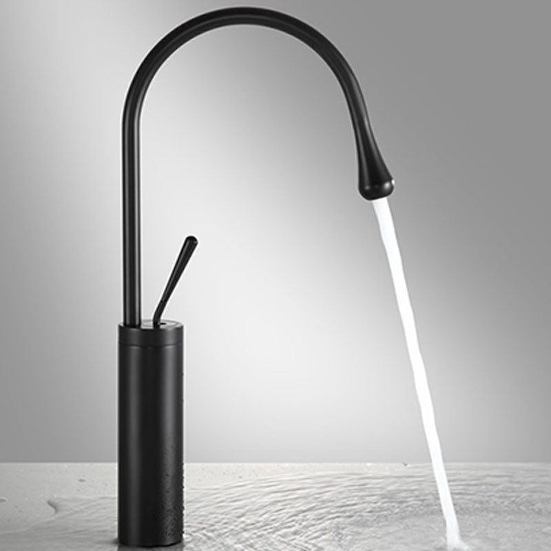 Bathroom Ceramic Sink Round Rod Handle Anti-spill Modern Faucet Sink Clearhalo 'Bathroom Remodel & Bathroom Fixtures' 'Bathroom Sinks & Faucet Components' 'Bathroom Sinks' 'bathroom_sink' 'Home Improvement' 'home_improvement' 'home_improvement_bathroom_sink' 7196038