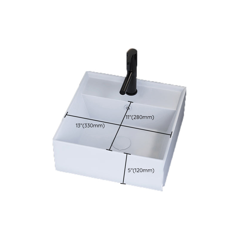 White Trough Bathroom Sink Rectangle Ceramic Trough Bathroom Sink Clearhalo 'Bathroom Remodel & Bathroom Fixtures' 'Bathroom Sinks & Faucet Components' 'Bathroom Sinks' 'bathroom_sink' 'Home Improvement' 'home_improvement' 'home_improvement_bathroom_sink' 7196184