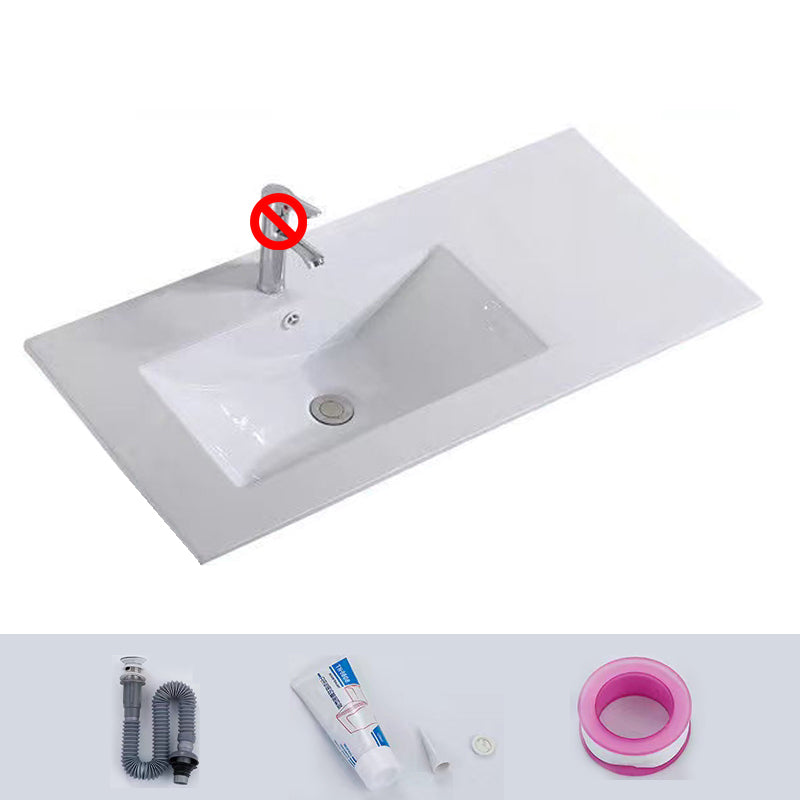Modern Drop-in Bathroom Sink Rectangular Porcelain with Overflow Vessel Sink Sink Clearhalo 'Bathroom Remodel & Bathroom Fixtures' 'Bathroom Sinks & Faucet Components' 'Bathroom Sinks' 'bathroom_sink' 'Home Improvement' 'home_improvement' 'home_improvement_bathroom_sink' 7196202