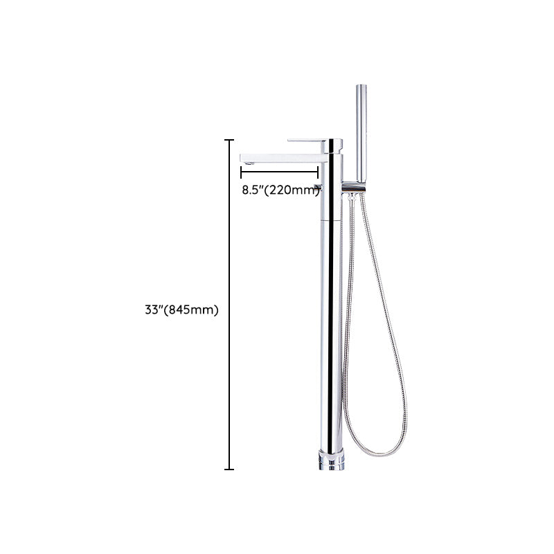 Modern Deck Mounted Roman Tub Faucet Bronze Low Arc Roman Tub Faucet Set Clearhalo 'Bathroom Remodel & Bathroom Fixtures' 'Bathtub Faucets' 'bathtub_faucets' 'Home Improvement' 'home_improvement' 'home_improvement_bathtub_faucets' 7196530