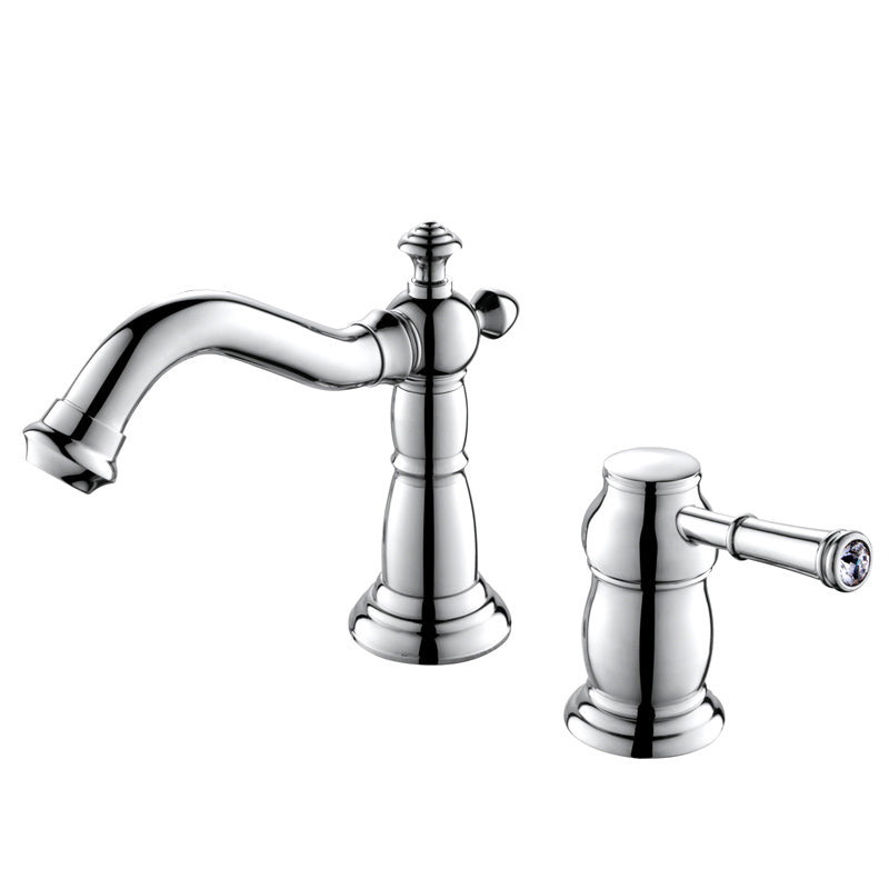 Deck Mounted Roman Tub Faucet Bronze Low Arc Roman Tub Faucet Set Chrome 2 Hole Faucets Clearhalo 'Bathroom Remodel & Bathroom Fixtures' 'Bathtub Faucets' 'bathtub_faucets' 'Home Improvement' 'home_improvement' 'home_improvement_bathtub_faucets' 7196565