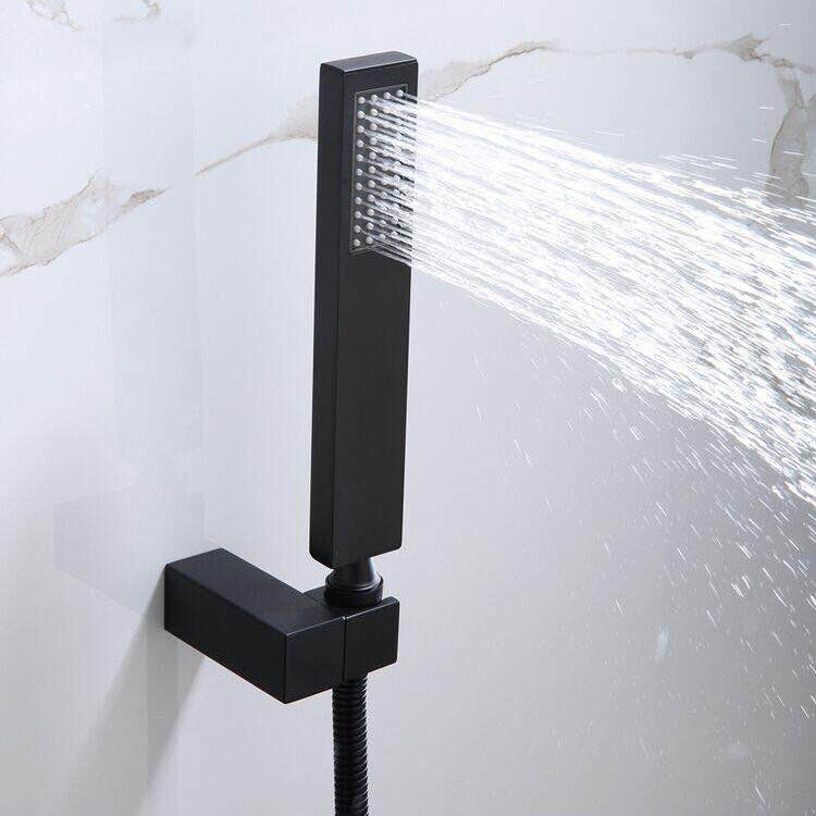 Waterfall Bath Faucet Adjustable Water Flow Wall Mounted Bathroom Faucet Clearhalo 'Bathroom Remodel & Bathroom Fixtures' 'Bathtub Faucets' 'bathtub_faucets' 'Home Improvement' 'home_improvement' 'home_improvement_bathtub_faucets' 7196659