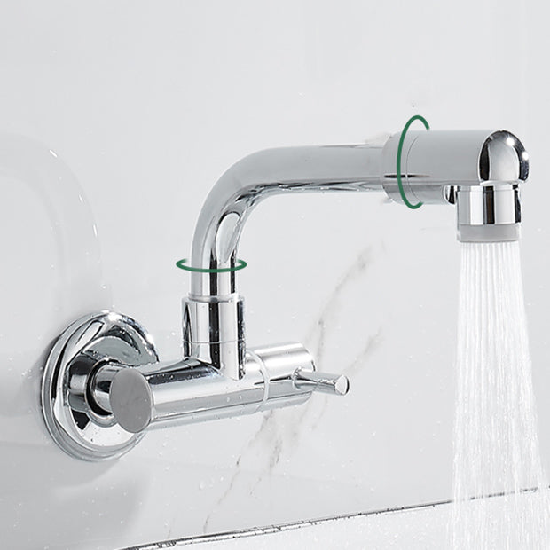 Wall Mounted Metal Tub Filler Low Arc Waterfall Bathtub Faucet Clearhalo 'Bathroom Remodel & Bathroom Fixtures' 'Bathtub Faucets' 'bathtub_faucets' 'Home Improvement' 'home_improvement' 'home_improvement_bathtub_faucets' 7196679